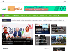 Tablet Screenshot of cafemedia.ro